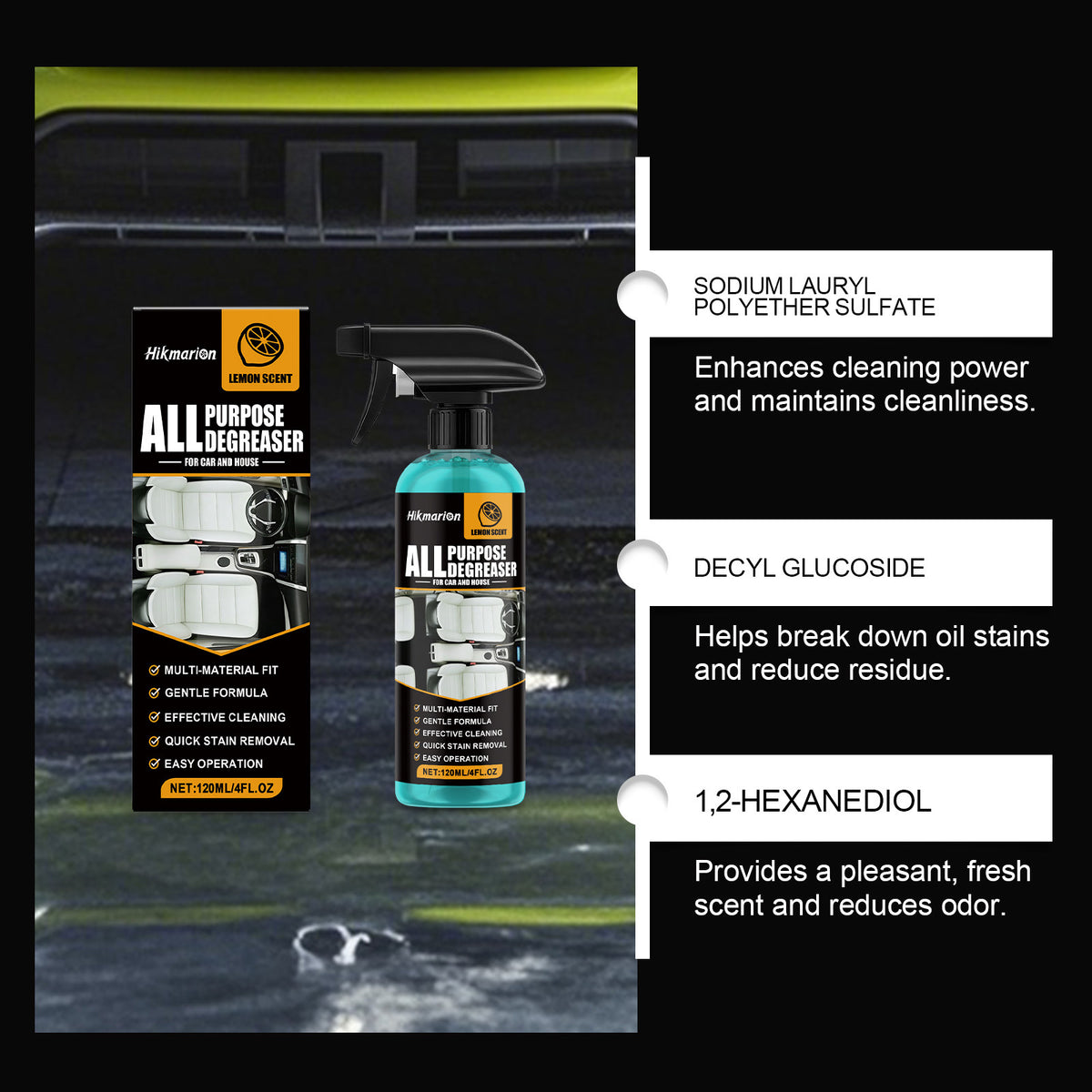 One Cleaner for Everyday Messes Across Your Car Interior