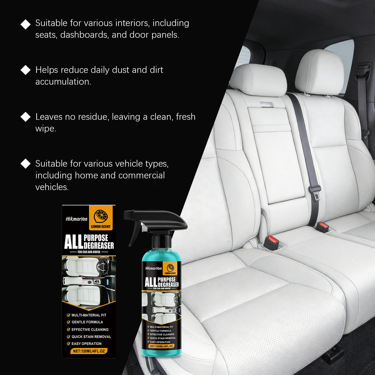 One Cleaner for Everyday Messes Across Your Car Interior