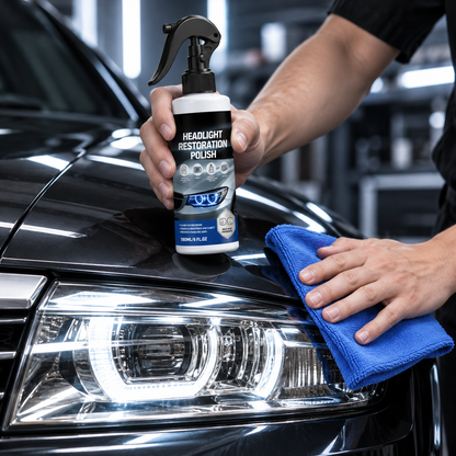 🔥 Headlight Restoration Kit – Restore Cloudy & Yellow Headlights with UV Protection ✨